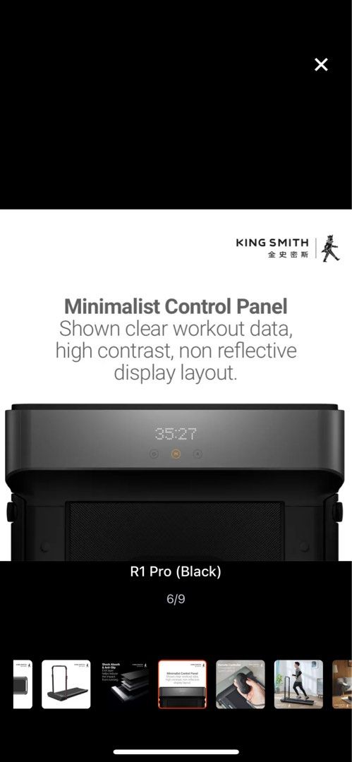 Kingpad R1 Pro King Smith Walking Pad R1 Pro, Sports Equipment, Exercise & Fitness ...