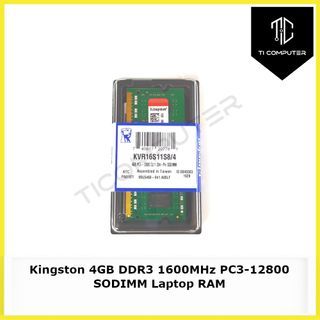 KINGSTON 4GB DDR3 1600MHZ PC3-12800 SODIMM LAPTOP RAM