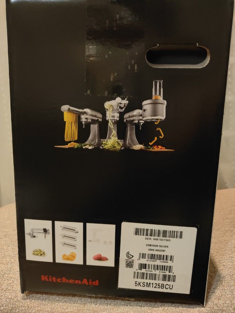 KitchenAid Artisan Mixer 5KSM125BCU, TV & Home Appliances, Kitchen