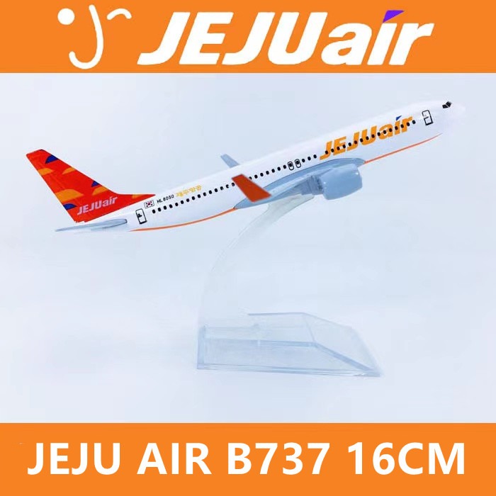 KOREA JEJU AIR B737 AIRLINES PASSENGER AEROPLANE DIECAST MODEL TOYS