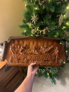 Last Supper Carved Wood