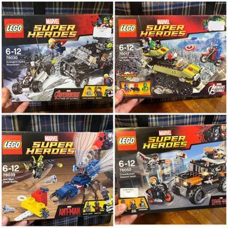 [Brand New] Lego Marvel Sets - 76030, 76017, 76039, 76050,