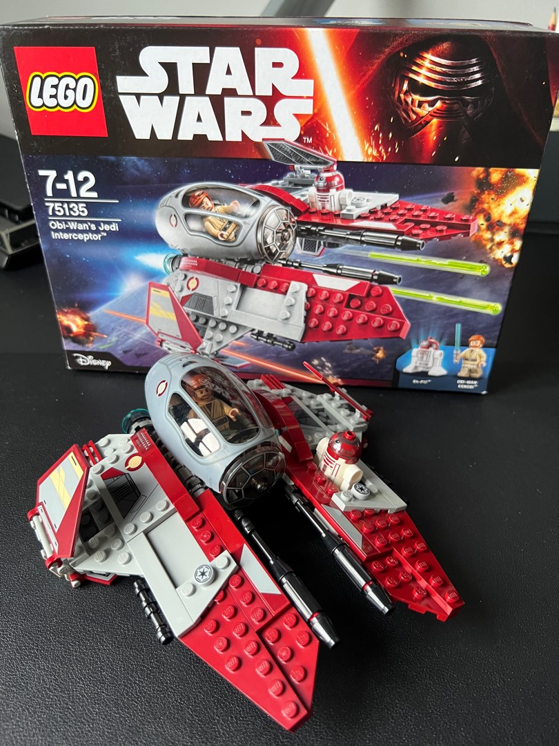 Lego Star Wars Obi Wan Jedi Interceptor, Hobbies & Toys, Toys & Games On  Carousell