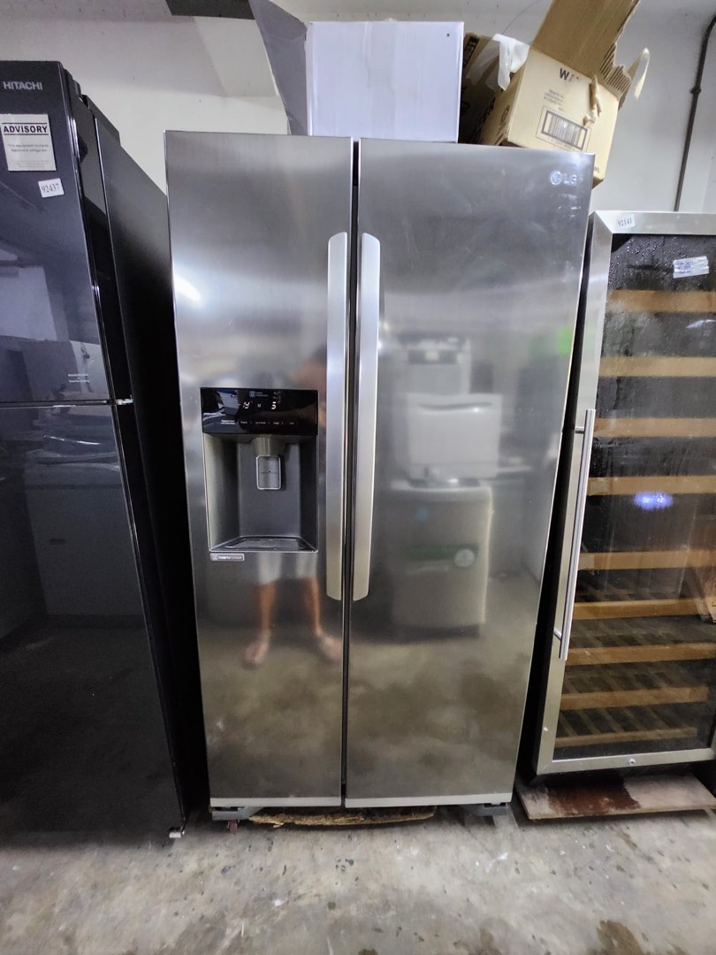 LG 460L SideBySide Fridge with Water Dispenser GSL5062PZ2, TV & Home Appliances, Kitchen