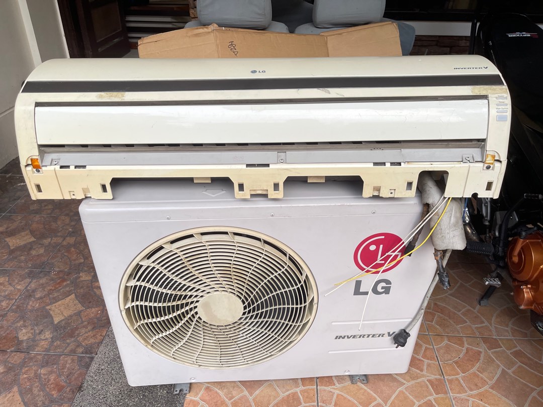 LG Inverter V split type aircon, TV & Home Appliances, Air Conditioning