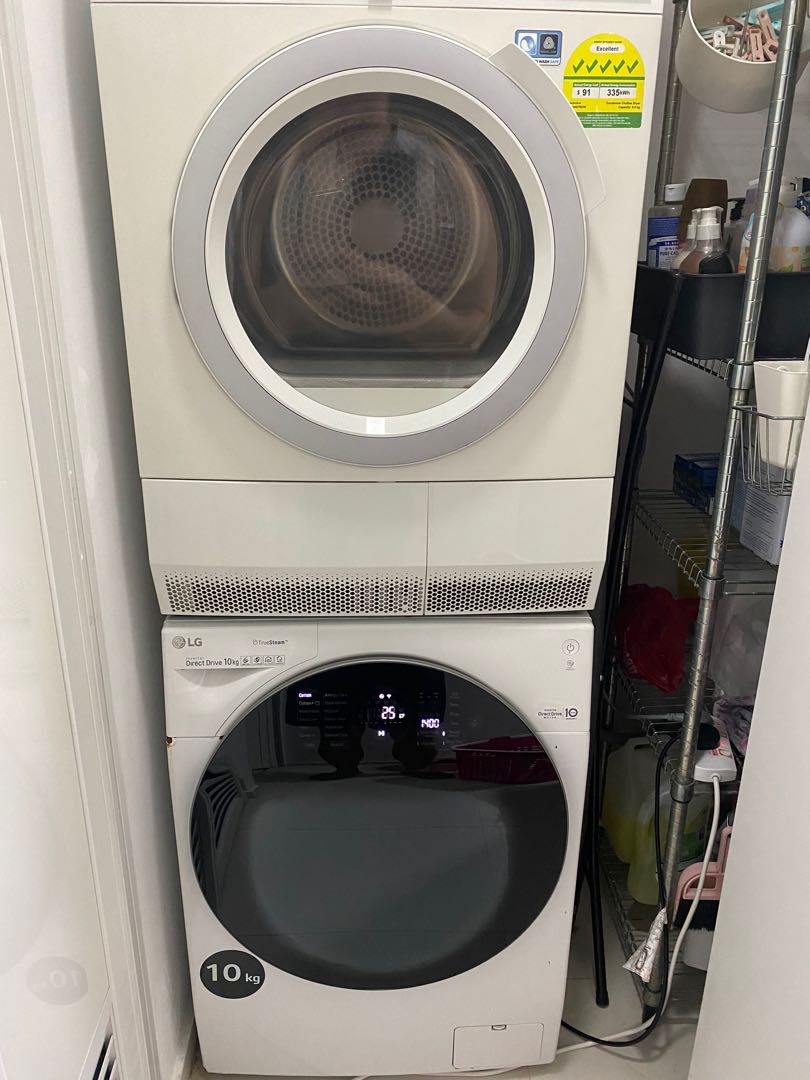 LG washing machine & Electrolux dryer, TV & Home Appliances, Washing