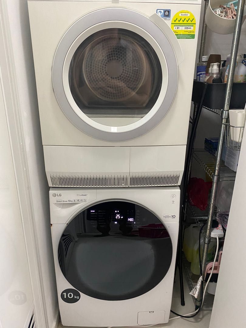 LG washing machine & Electrolux dryer, TV & Home Appliances, Washing