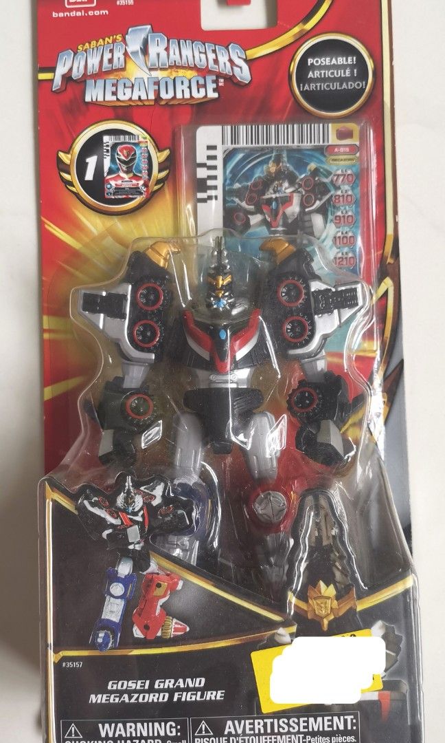 Mega Force LIMITED EDITION Power Rangers Mega Force Gosei Grand Mega force Figure ...