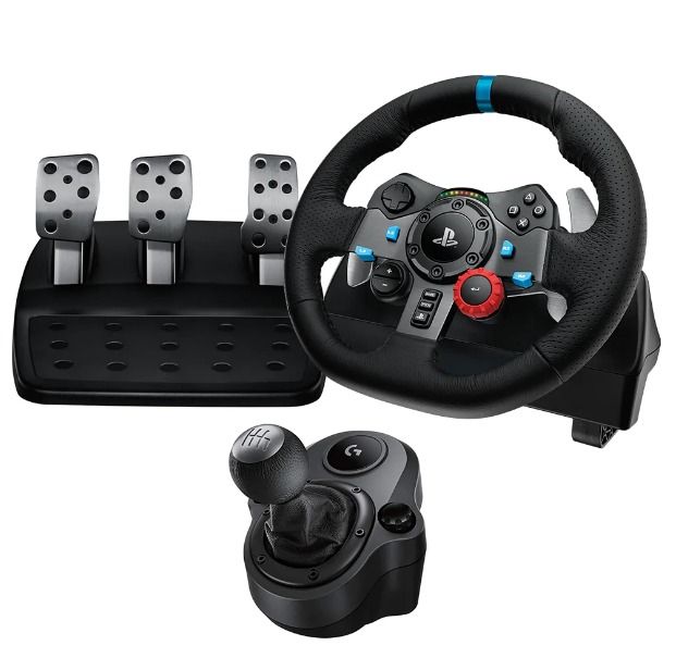 Logitech G29 Driving Force Racing Wheel with Shifter for PS4, PS3 and ...