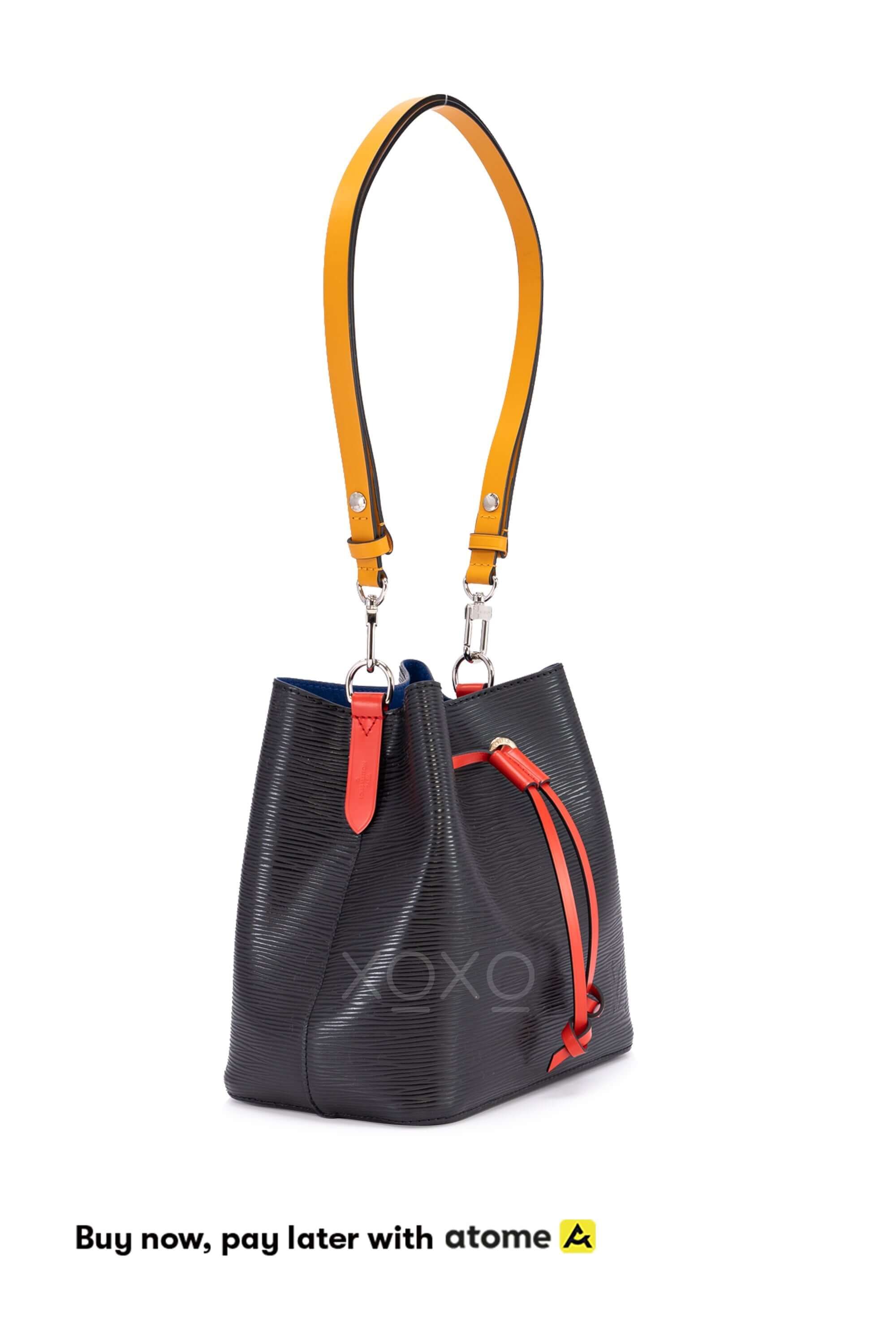 LOUIS VUITTON Orange Epi Leather Neo Noe Bucket Bag