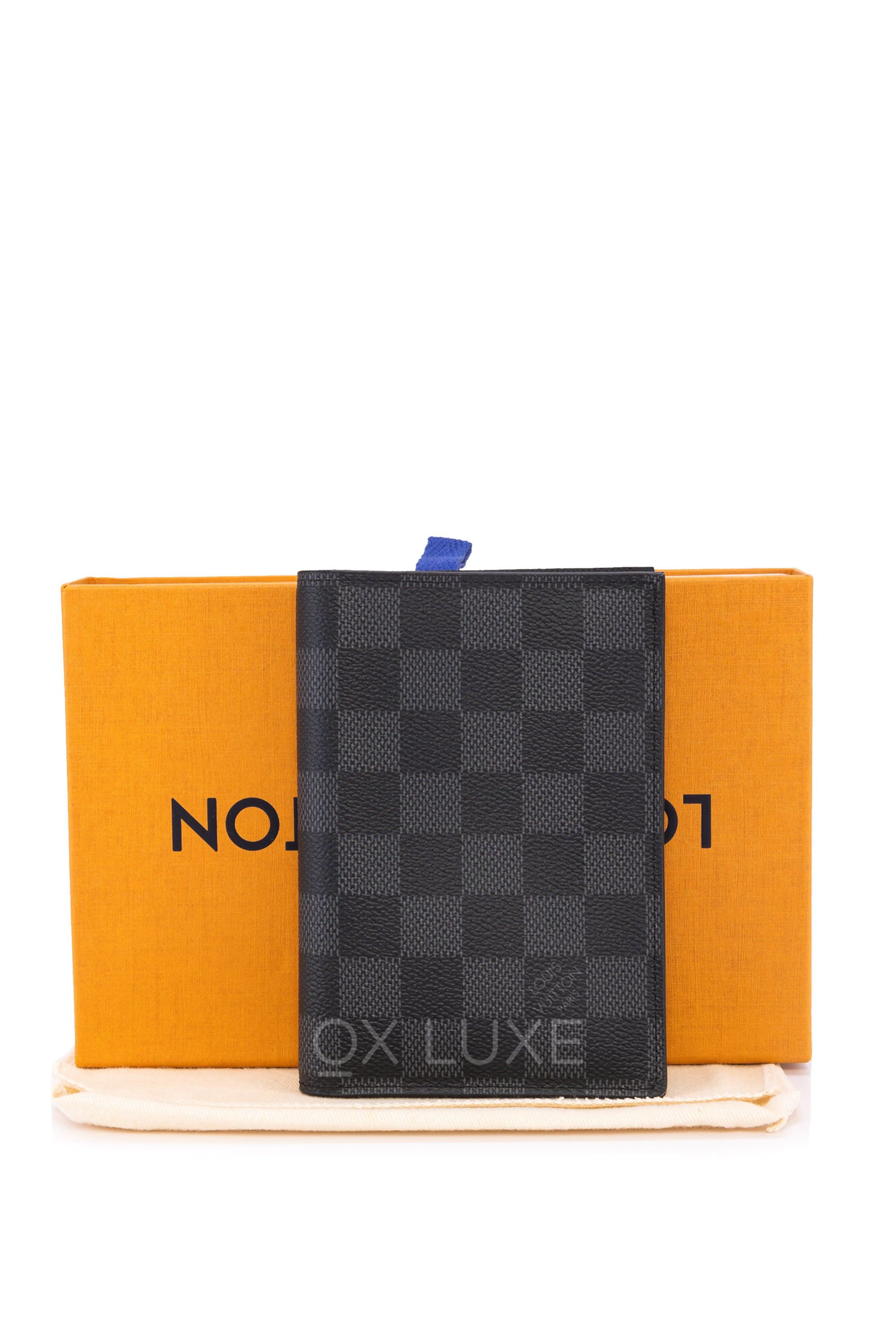 Louis Vuitton LV Passport Holder Damier Graphite Coated Canvas N64411