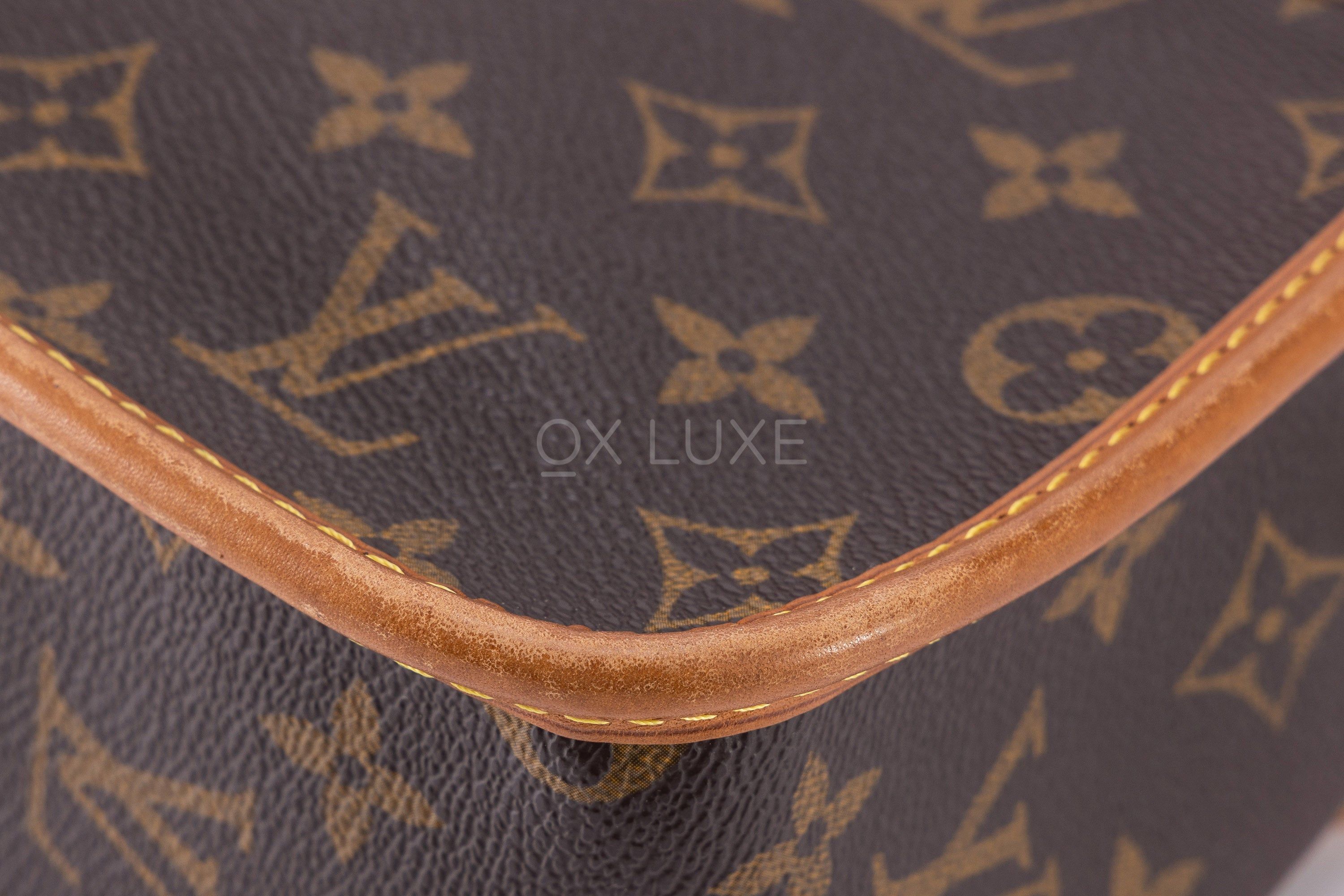 Louis Vuitton LV Sologne Crossbody Bag Monogram Coated Canvas M42250 oxluxe