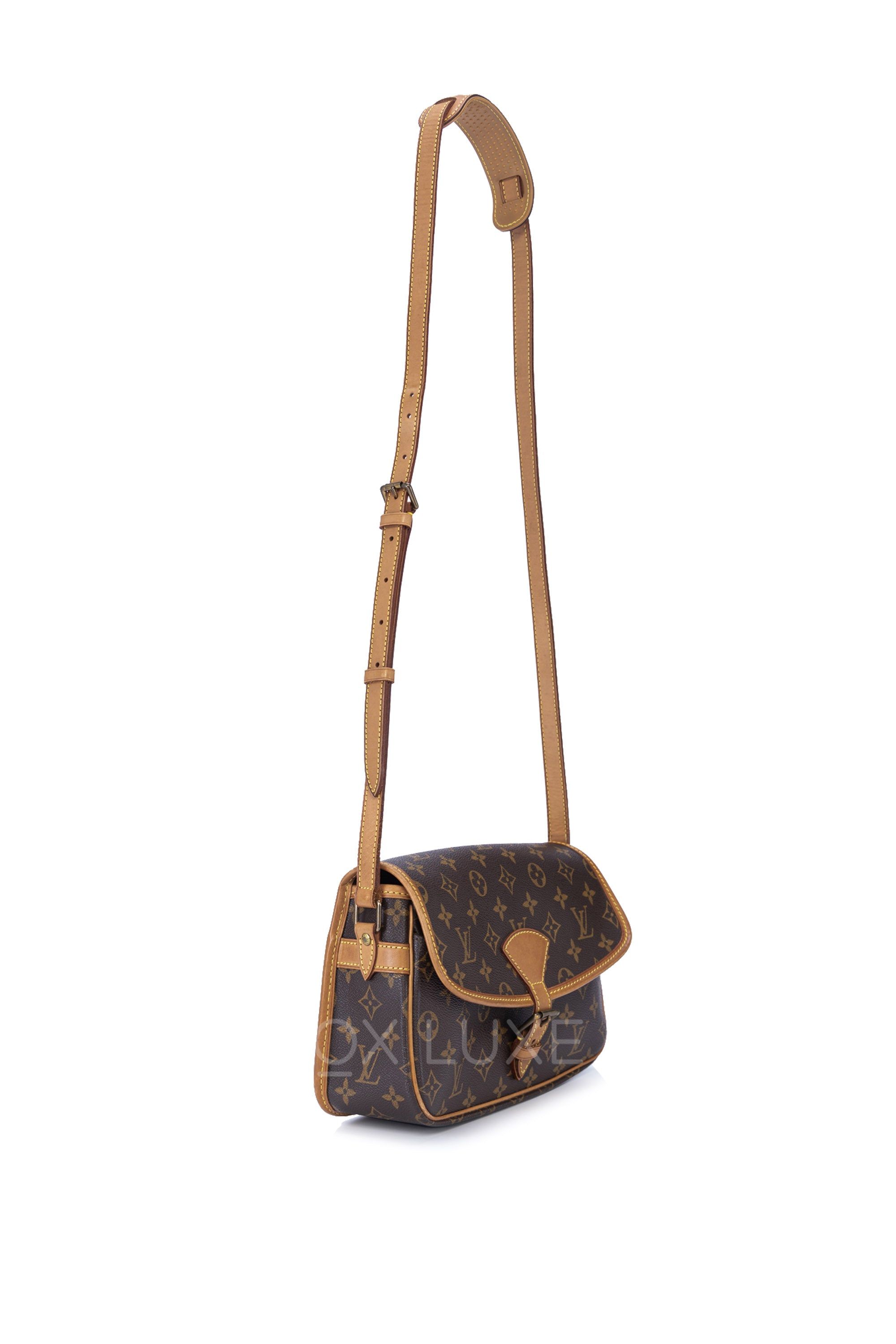 LOUIS VUITTON Sologne Crossbody Shoulder Bag M42250 Monogram Canvas Used LV