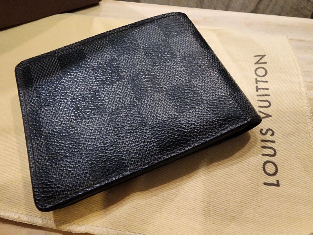Louis Vuitton Multiple Wallet Damier Graphite, Luxury, Bags