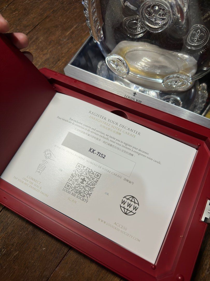 Louis XIII Empty Bottle Complete, Hobbies & Toys, Memorabilia