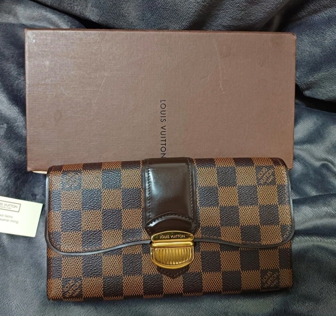 Louis Vuitton Sistina Portefeuille Wallet in Damier Ebene, Luxury, Bags &  Wallets on Carousell