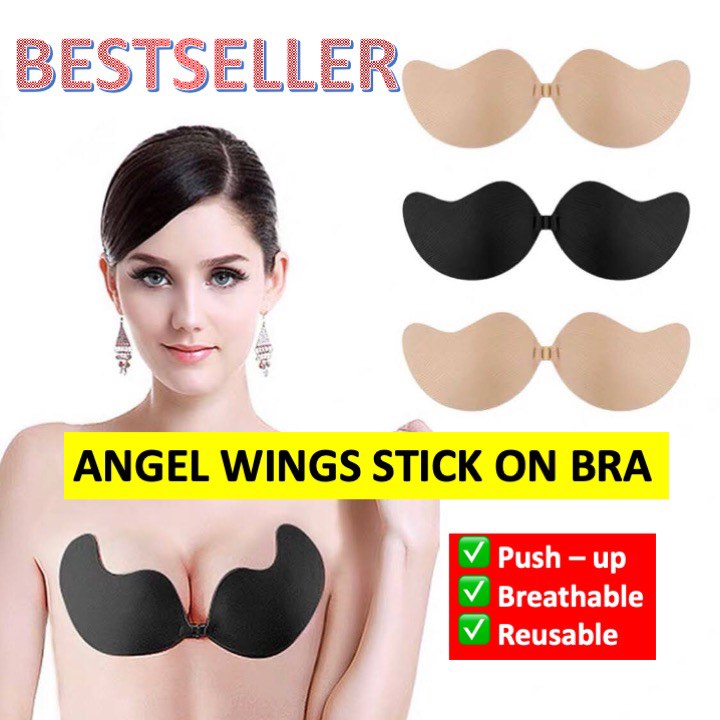 Mango Shape Sticky Bra Push Up Breathable Adhesive Bra Women