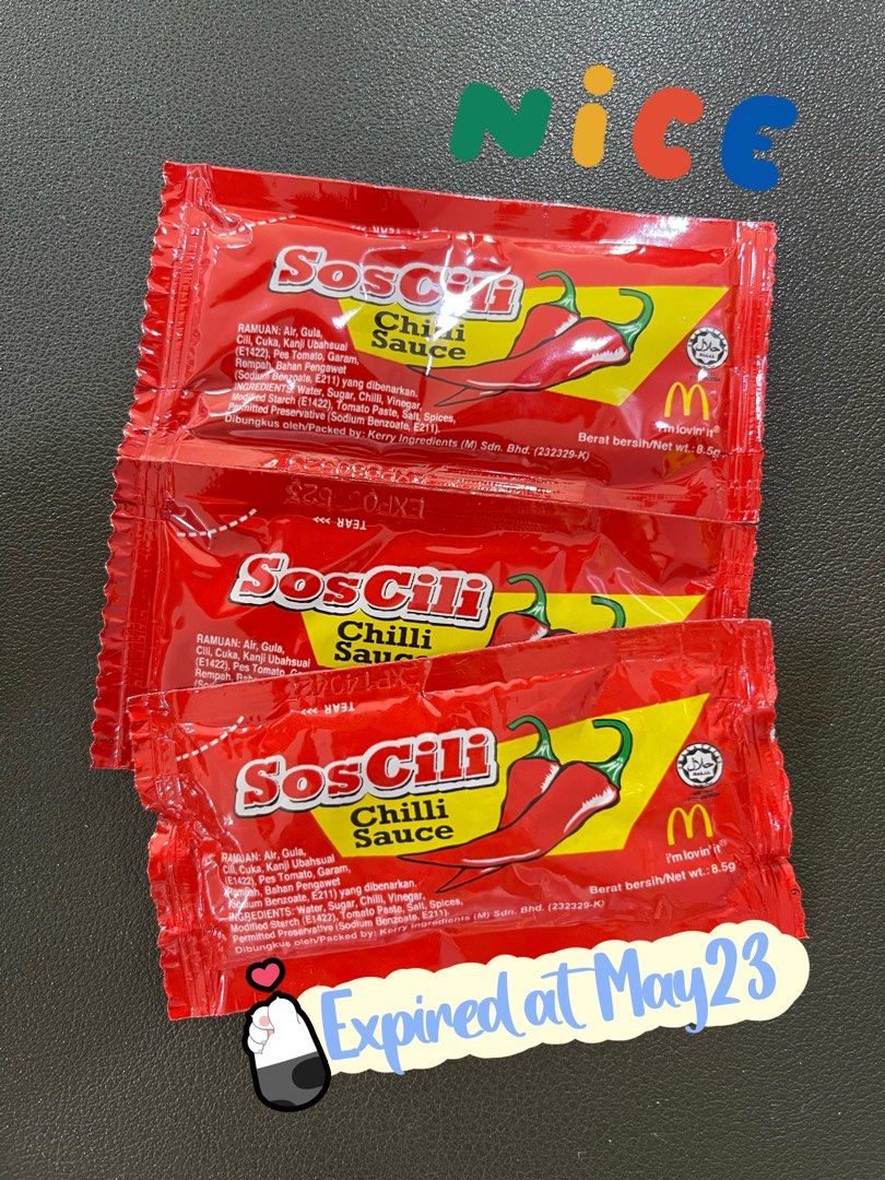 Mcd Chili Sauce, Food & Drinks, Local Eats on Carousell