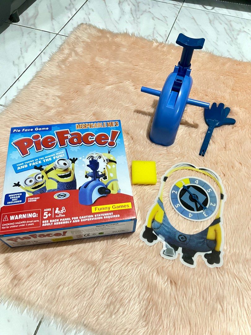 minion-pie-face-game-hobbies-toys-toys-games-on-carousell