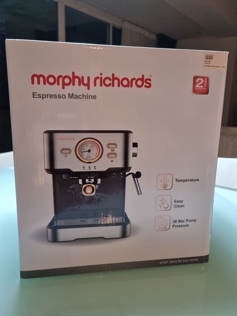 Morphy Richards Espresso Machine, TV & Home Appliances, Kitchen