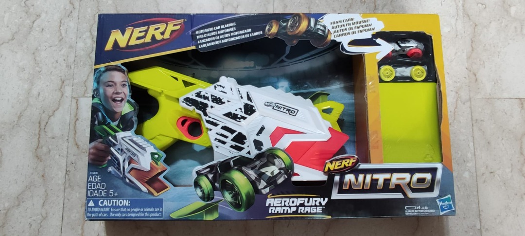 Nerf Nitro AeroFury Ramp Rage Foam Car 3 pack Hobbies Toys