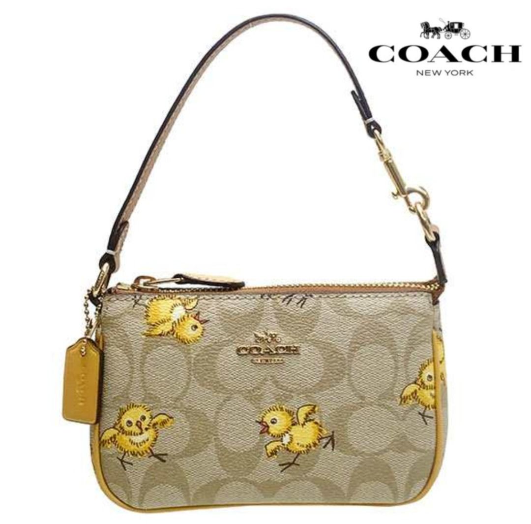 New Coach Original Nolita 15 In Signature Canvas With Tossed Chick Print  Shoulder Wristlet For Women Come With Complete Set Suitable for Gift,  Luxury, Bags & Wallets on Carousell