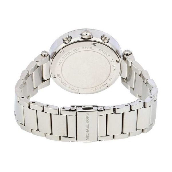 All stainless steel michael kors watch on sale