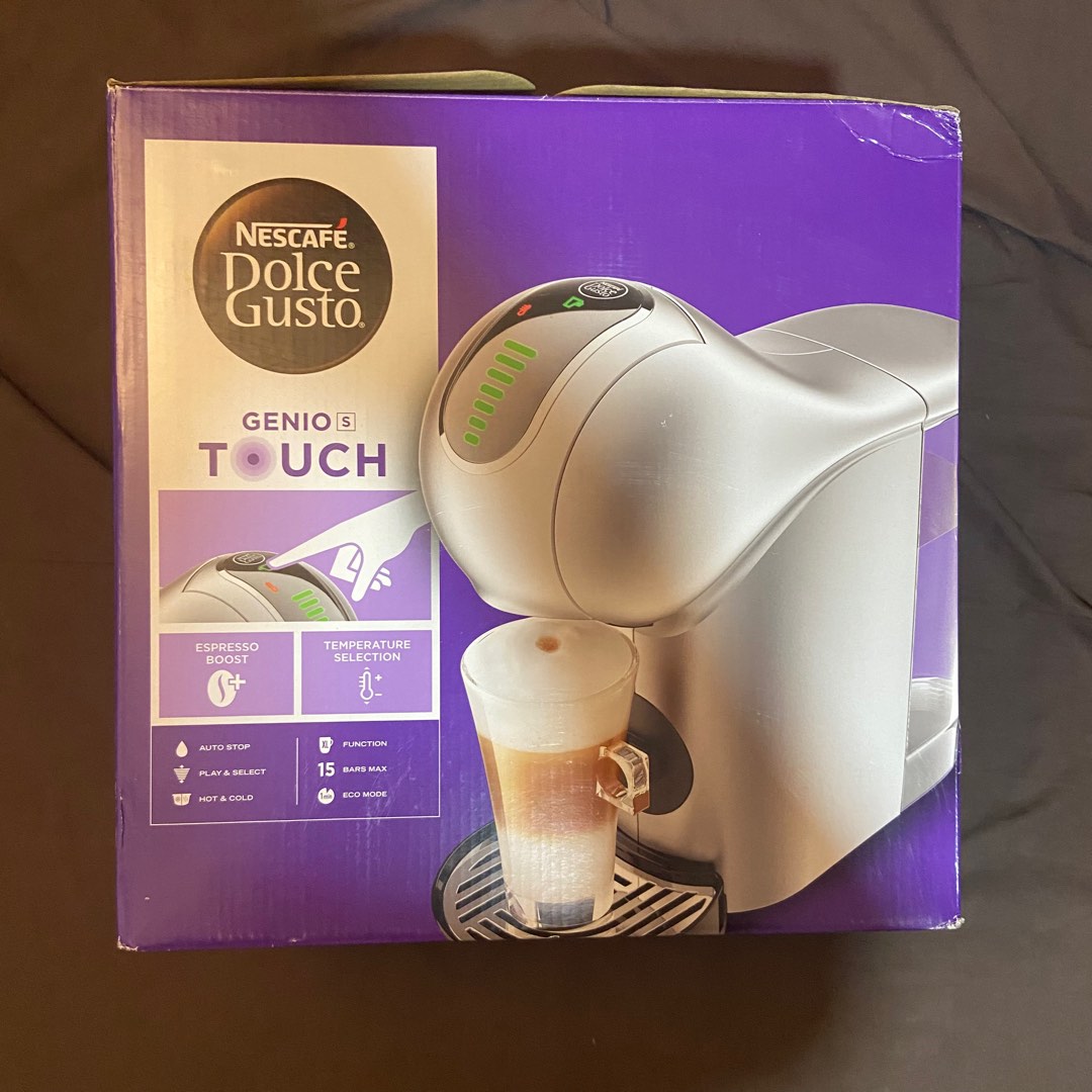NEWCOFFEE MACHINE NESCAFE DOLCE GUSTO GENIO S TOUCH (SILVER), TV