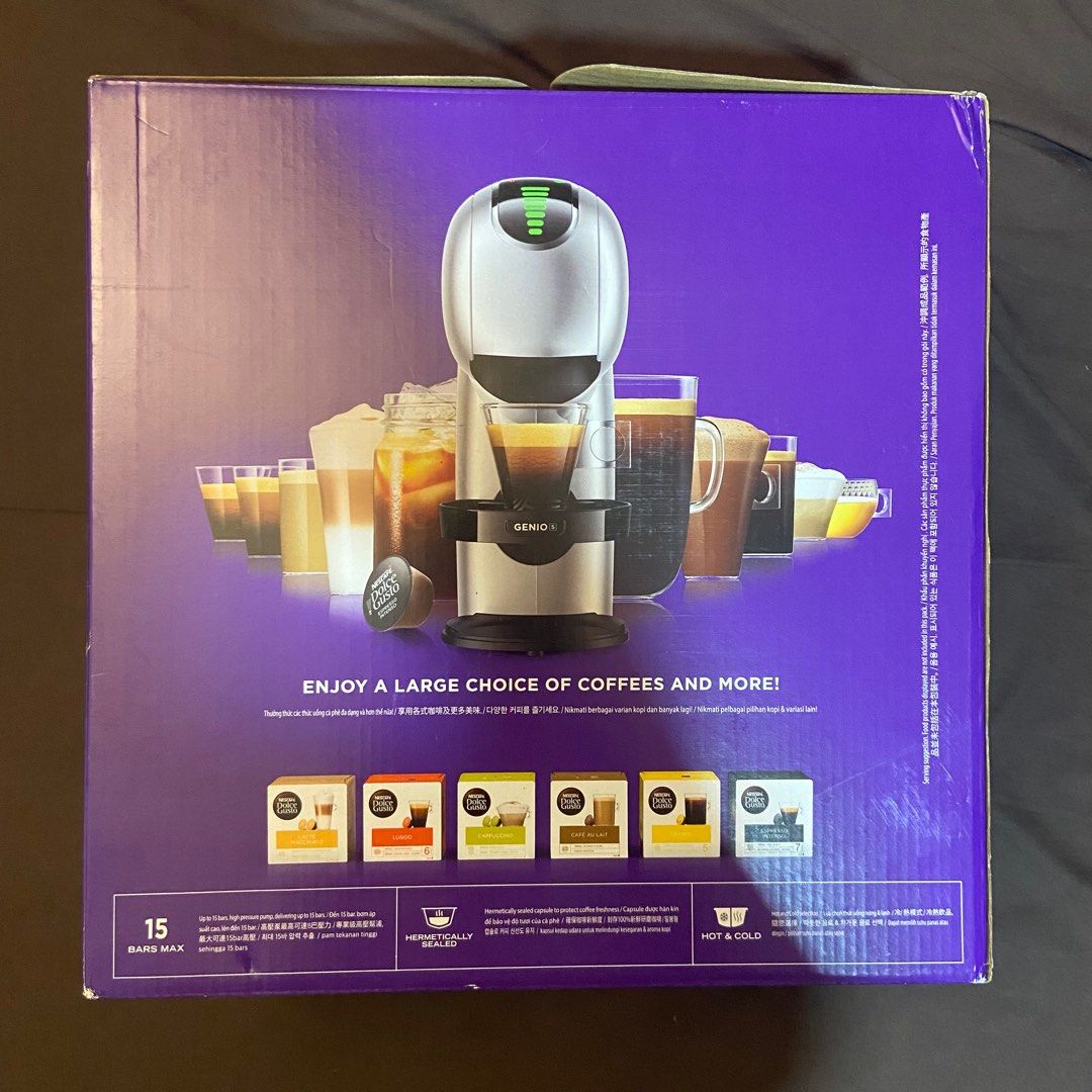 NEWCOFFEE MACHINE NESCAFE DOLCE GUSTO GENIO S TOUCH (SILVER), TV