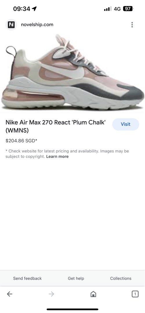 Nike air 270 plum chalk store