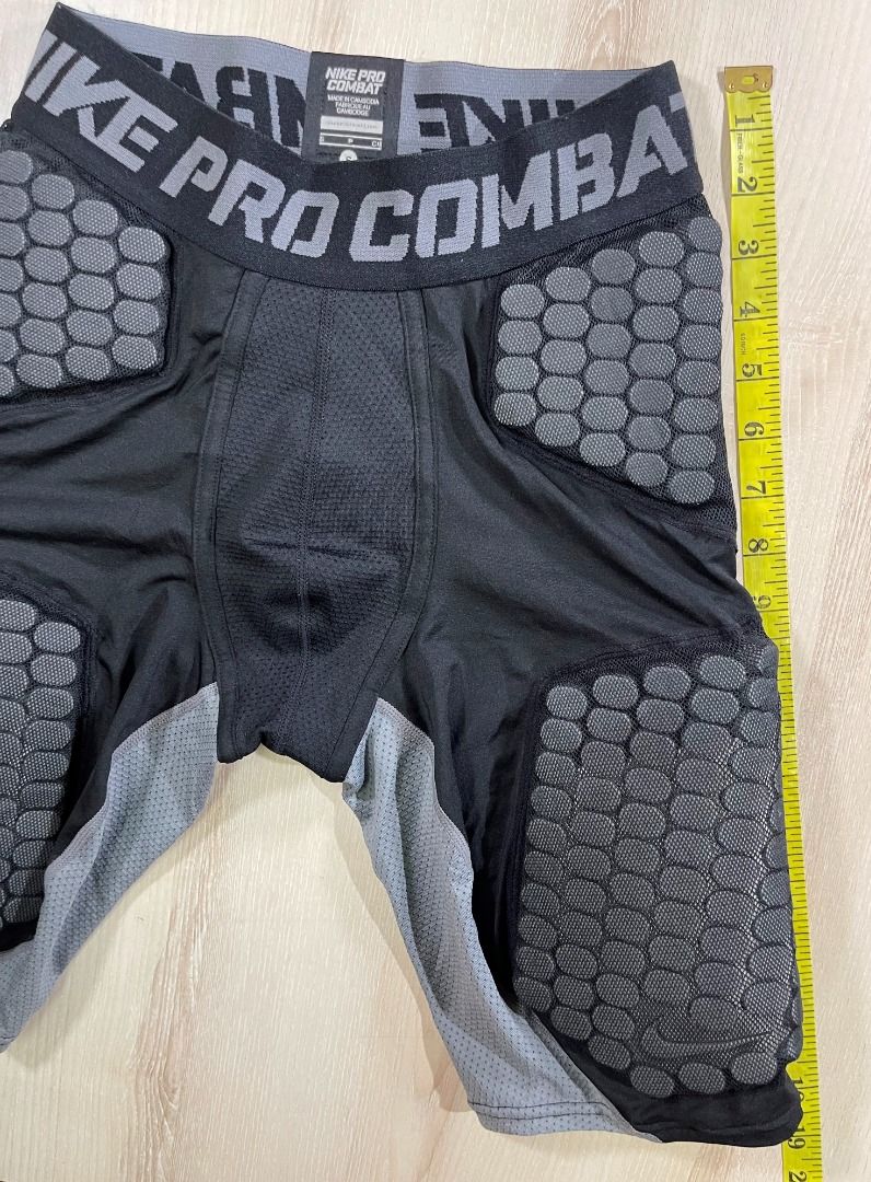 Nike Pro Combat Black Padded Girdle CA2 Used, Men's Fashion