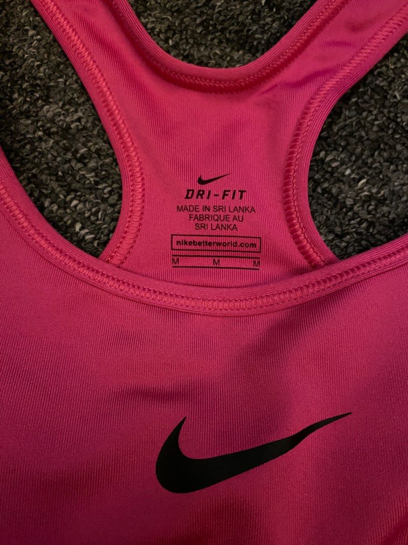 Nike Pro Dri Fit Sport Bra, Women's Fashion, Activewear on Carousell