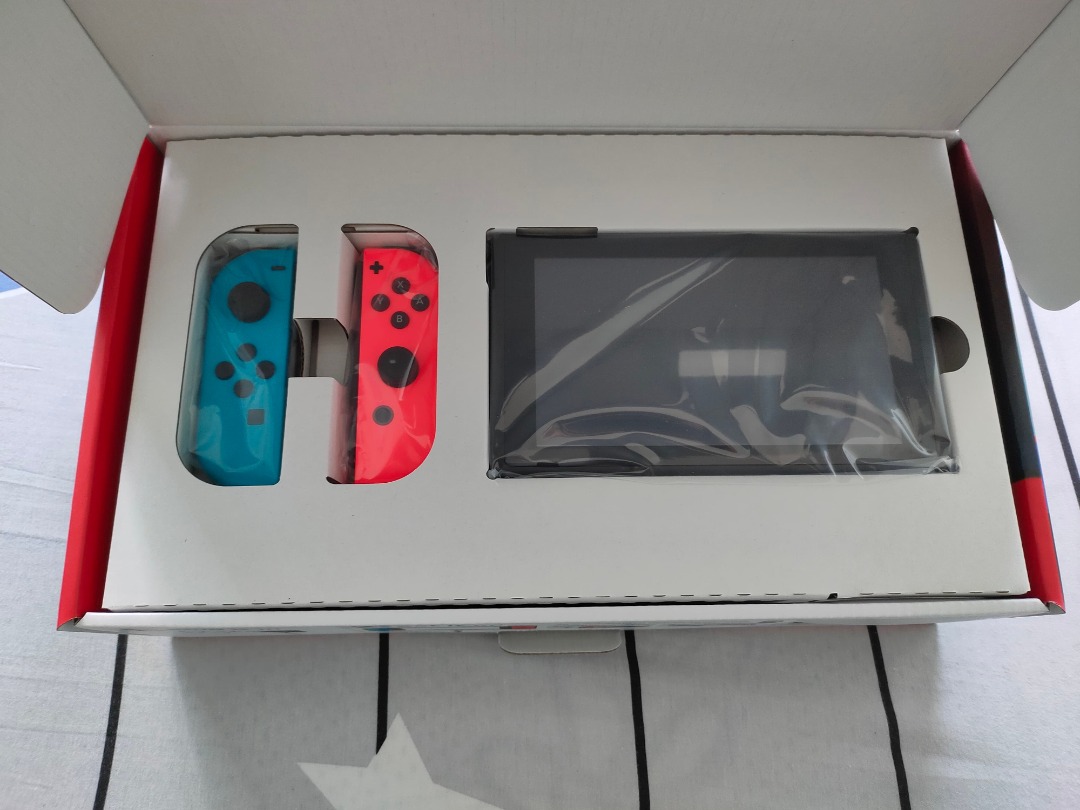 Nintendo Switch Console Gen 2 Model Neon(Official Nintendo Agent ...