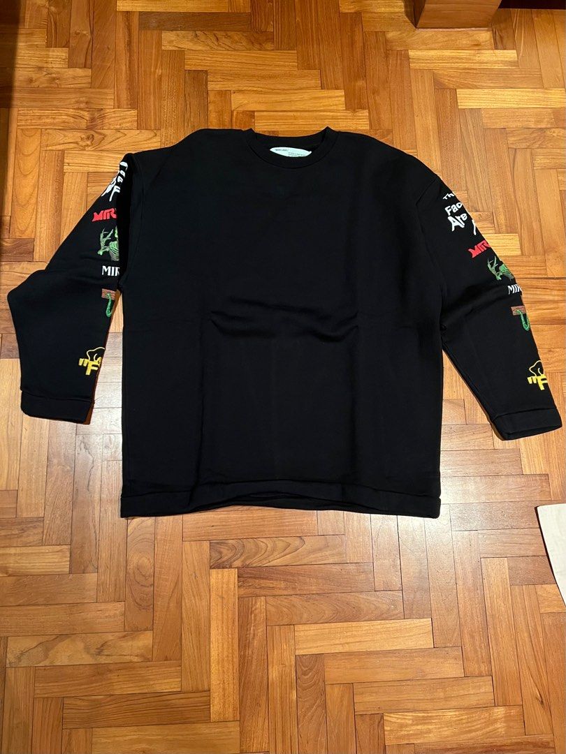 Off white mix rock crewneck hot sale