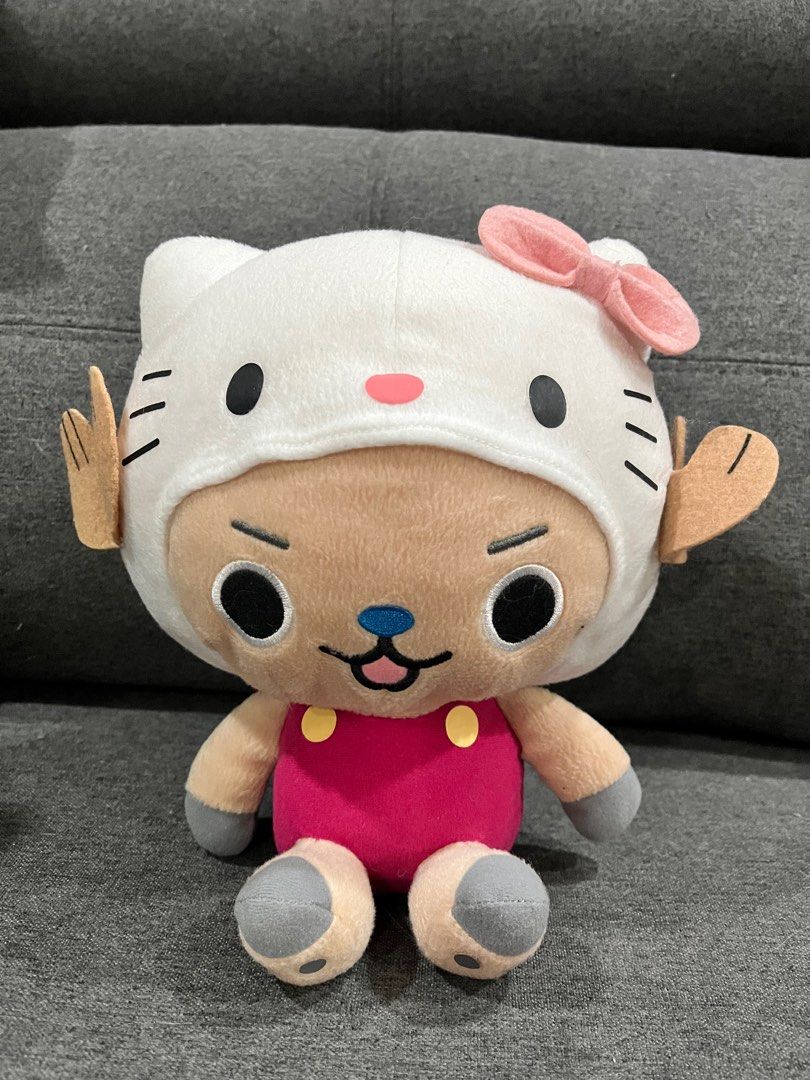 One Piece x Sanrio Chopper x Hello Kitty Plush, Hobbies & Toys, Toys