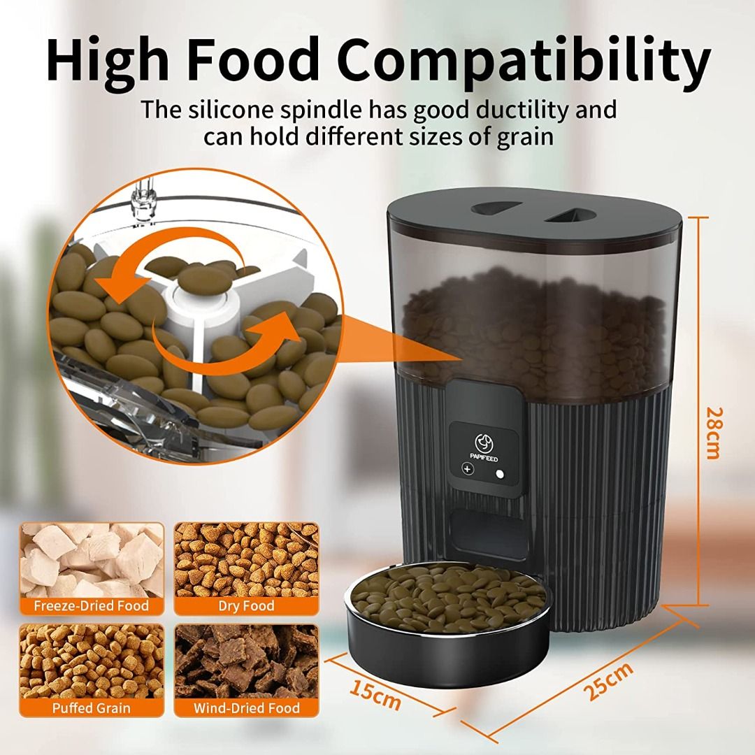 Automatic Cat Feeder With Camera PAPIFEED Smart Automatic Cat