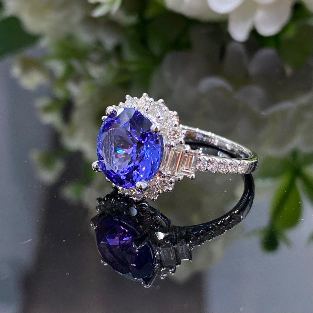 Buy tanzanite sales ring