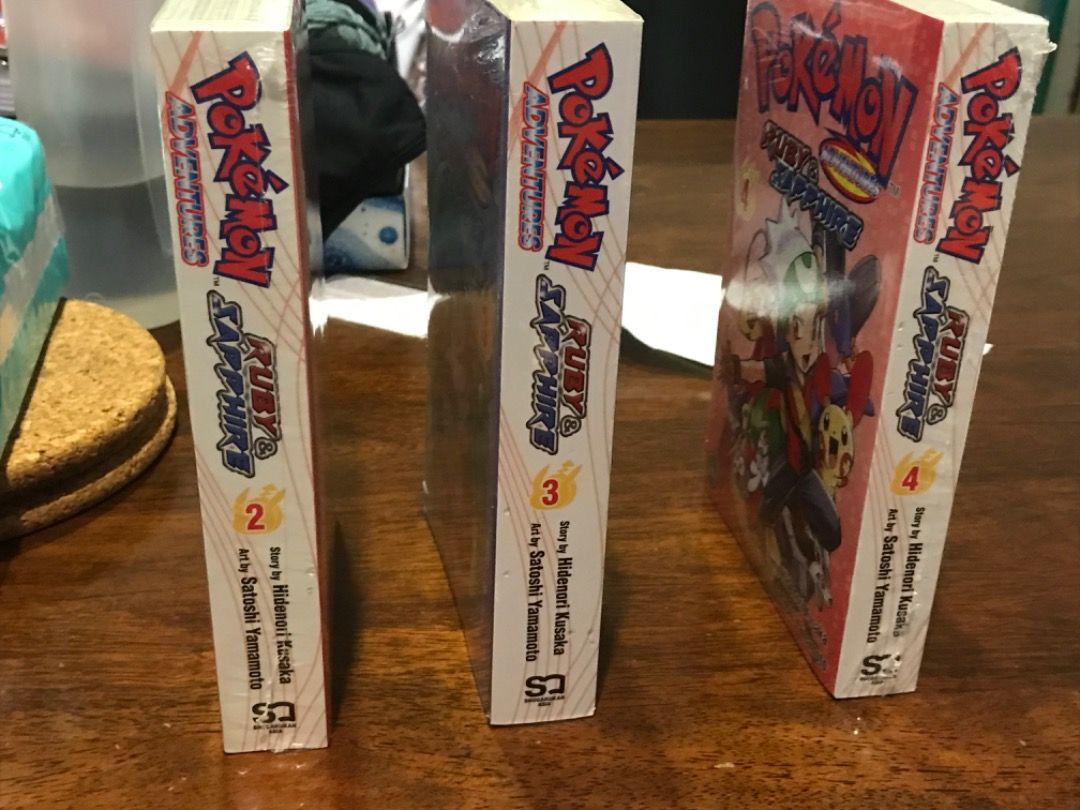 Pokémon Ruby & Sapphire (Category: Comics & Manga) located in Singapore. Submitted by jameslow77 (Listing ID 1202997708, Image 2). Description: Pokémon Ruby & Sapphire Volumes 2, 3 and 4, completely brand new, still sealed in original shrink-wrap, un-opened (see pics). Single volume priced at $13; all three volumes priced at $35. .