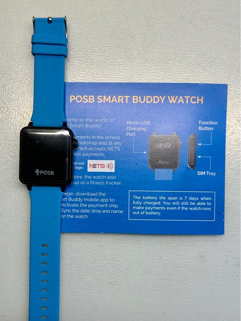 POSB Smart Buddy Watch, Mobile Phones & Gadgets, Wearables & Smart