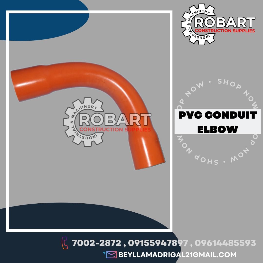 PVC Conduit Long Elbow, Commercial & Industrial, Construction Tools