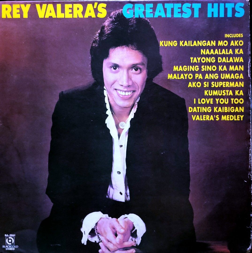 Rey Valera Greatest Hits LP Plaka, Hobbies & Toys, Music & Media ...