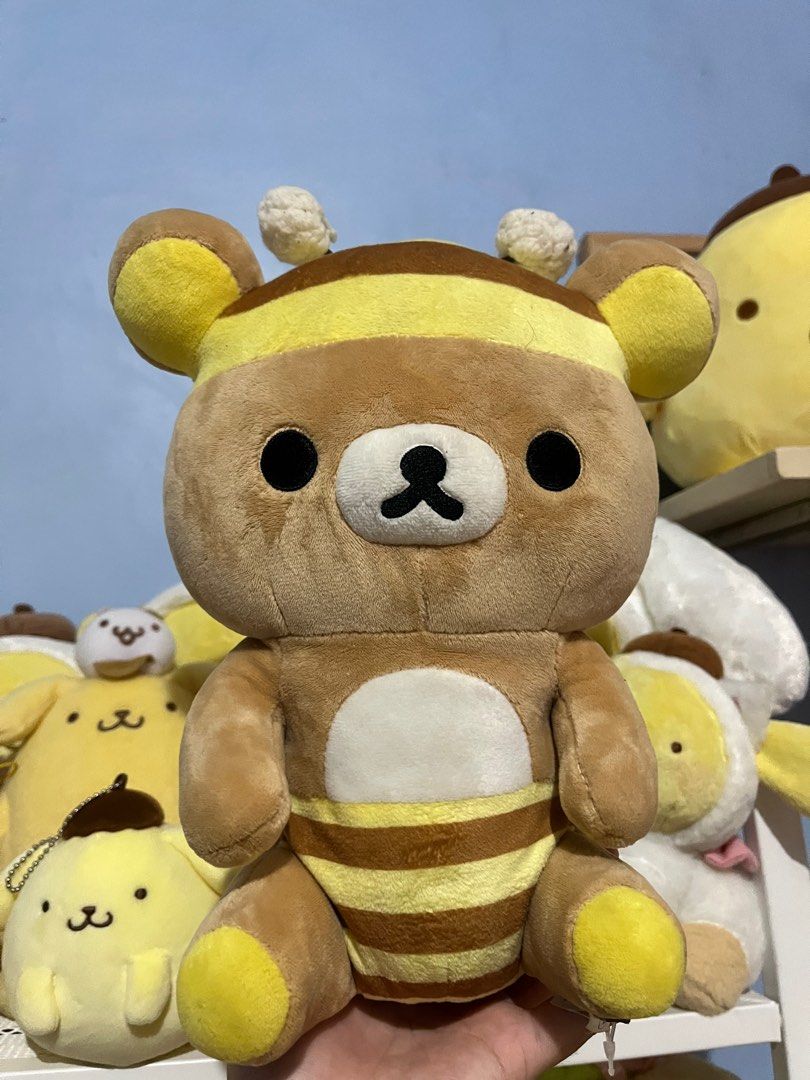 Rilakkuma Bee Plushie with Etiketa, Hobbies & Toys, Toys & Games on