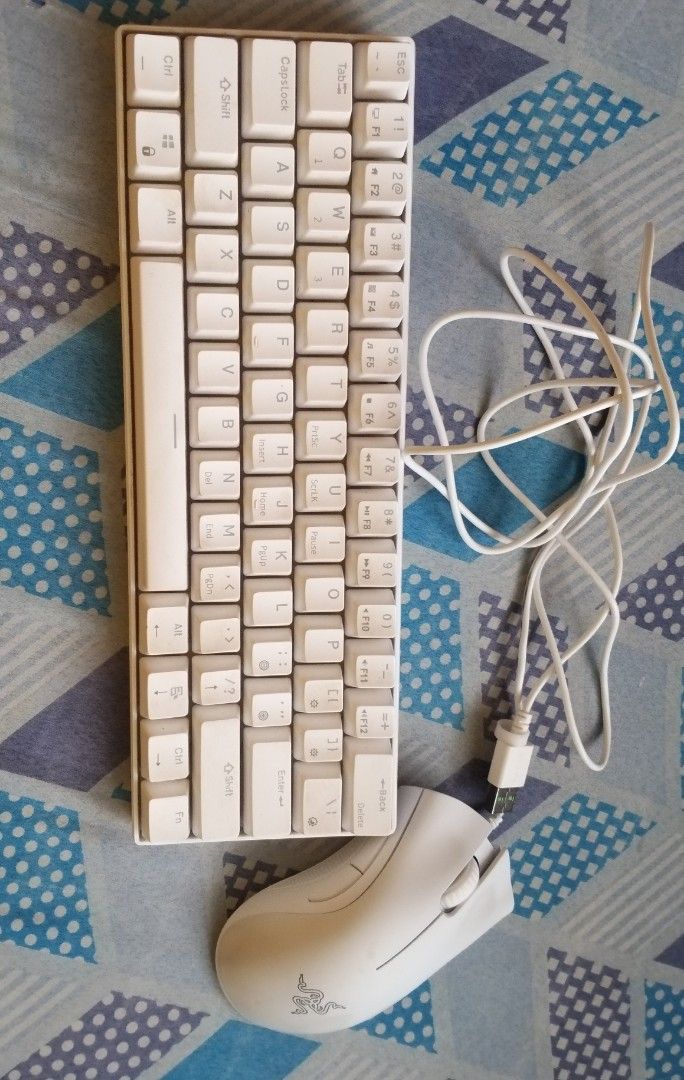 Rk 67 mechanical keyboard and Razer Deathadder Essential, Computers