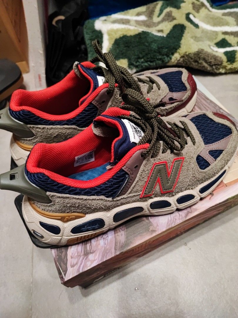 Salehe bernbury x new balance 574 Men s Fashion Footwear