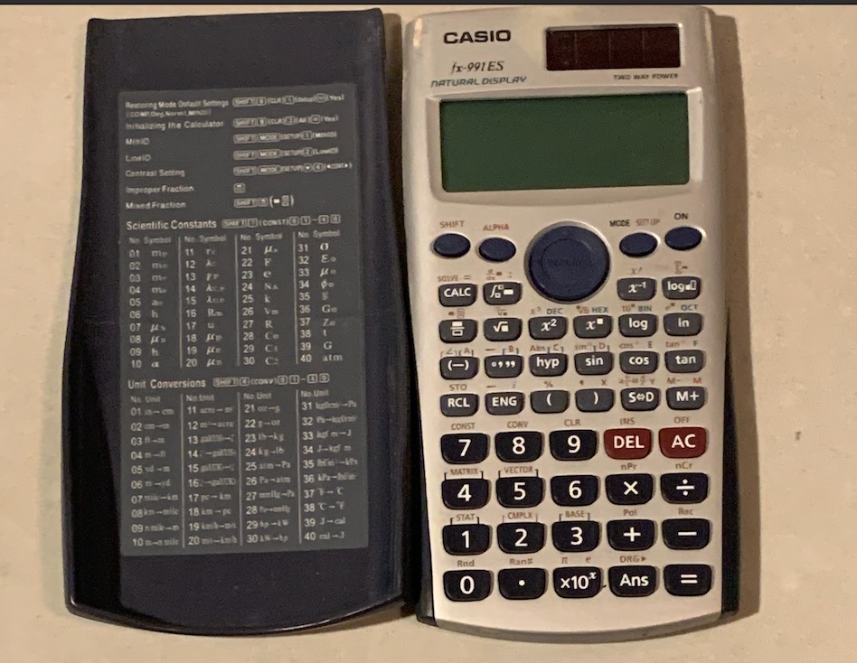 Scientific calculator Casio FX-991ES [Item Code 92A], Computers & Tech ...