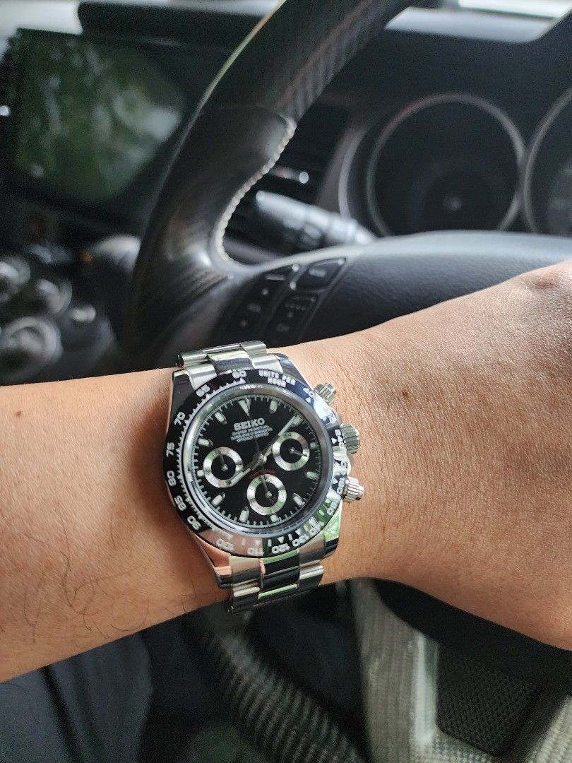 Seiko Daytona homage chronograph watch on Carousell