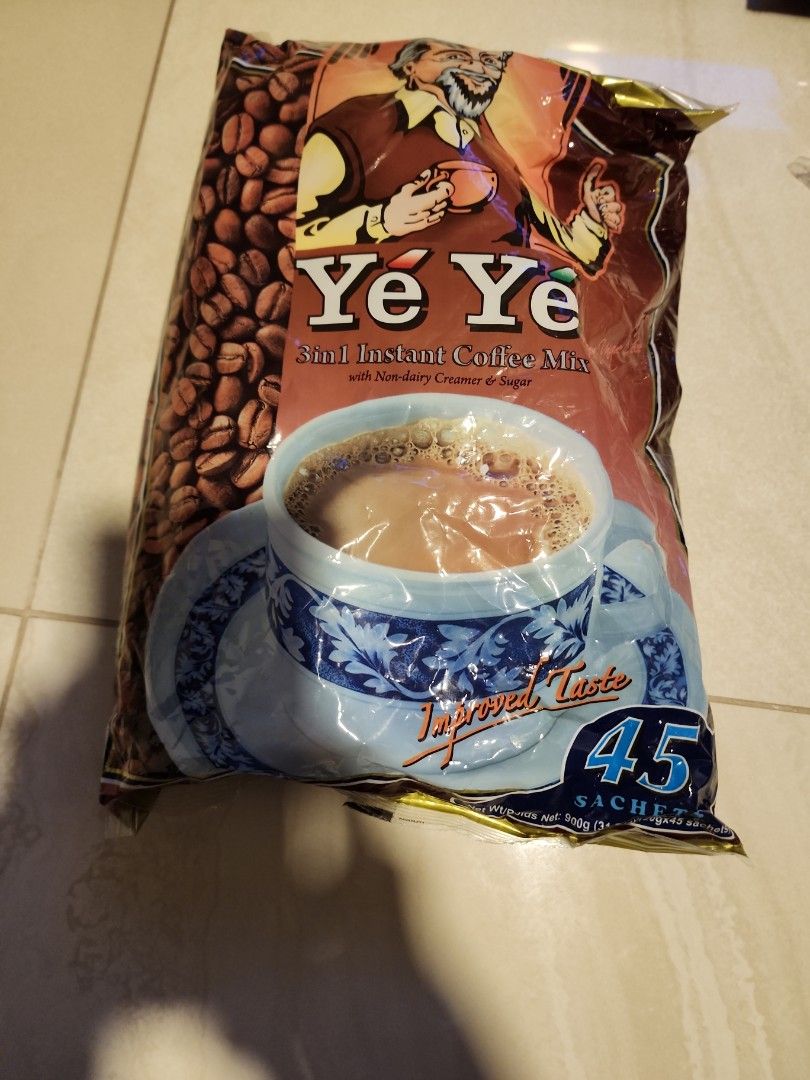 Selling YEYE 3 in 1 coffee at 4. Totally New. Not open at all. Inside