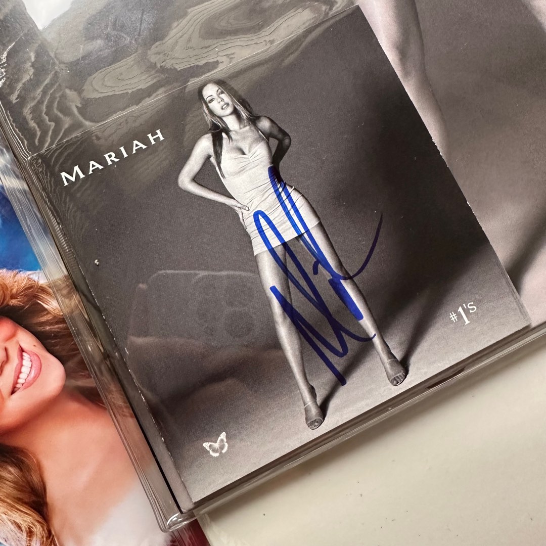 SIGNED] Mariah Carey #1's US CD, Hobbies & Toys, Memorabilia