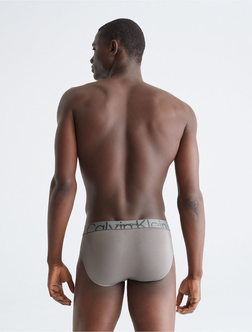 S,M] CK Calvin Klein Embossed Icon Micro Boxer Brief Underwear Grey, Men's  Fashion, Bottoms, New Underwear on Carousell