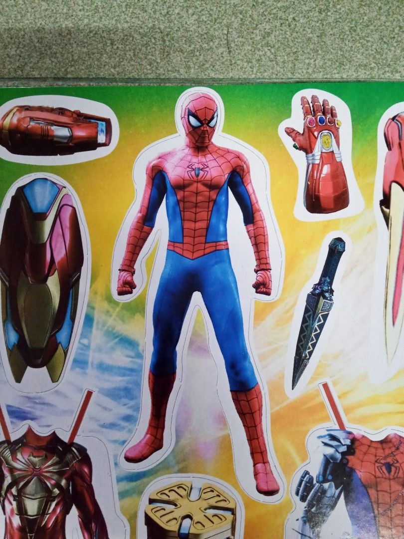 Spiderman Paper Doll For Boy., Hobbies &amp; Toys, Toys &amp; Games on Carousell